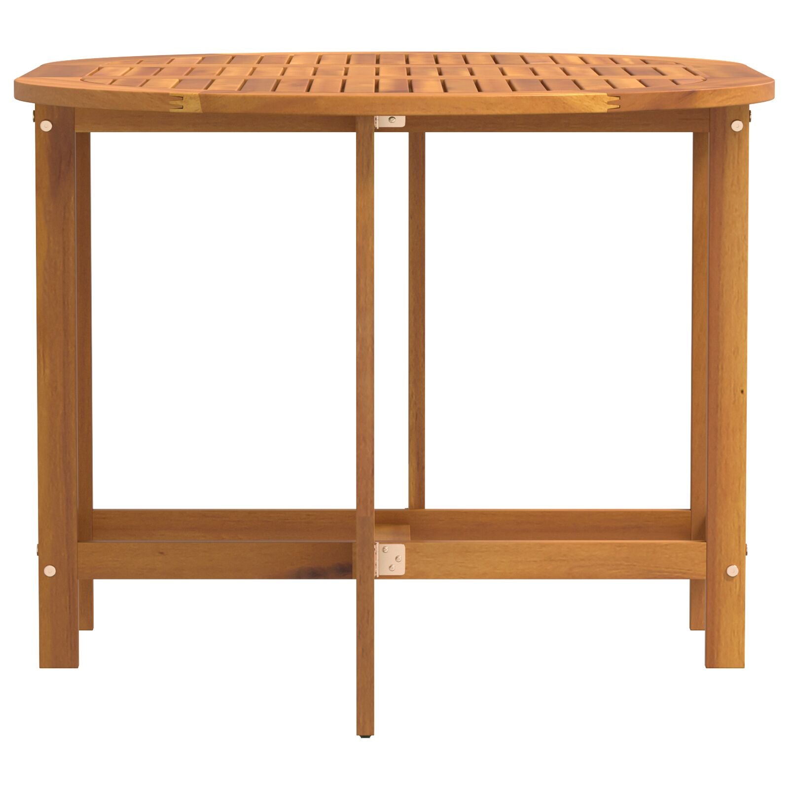 Sammenleggbart Sommerfugl Hagebord 110X60X72 Cm Solid Akasietre Oval