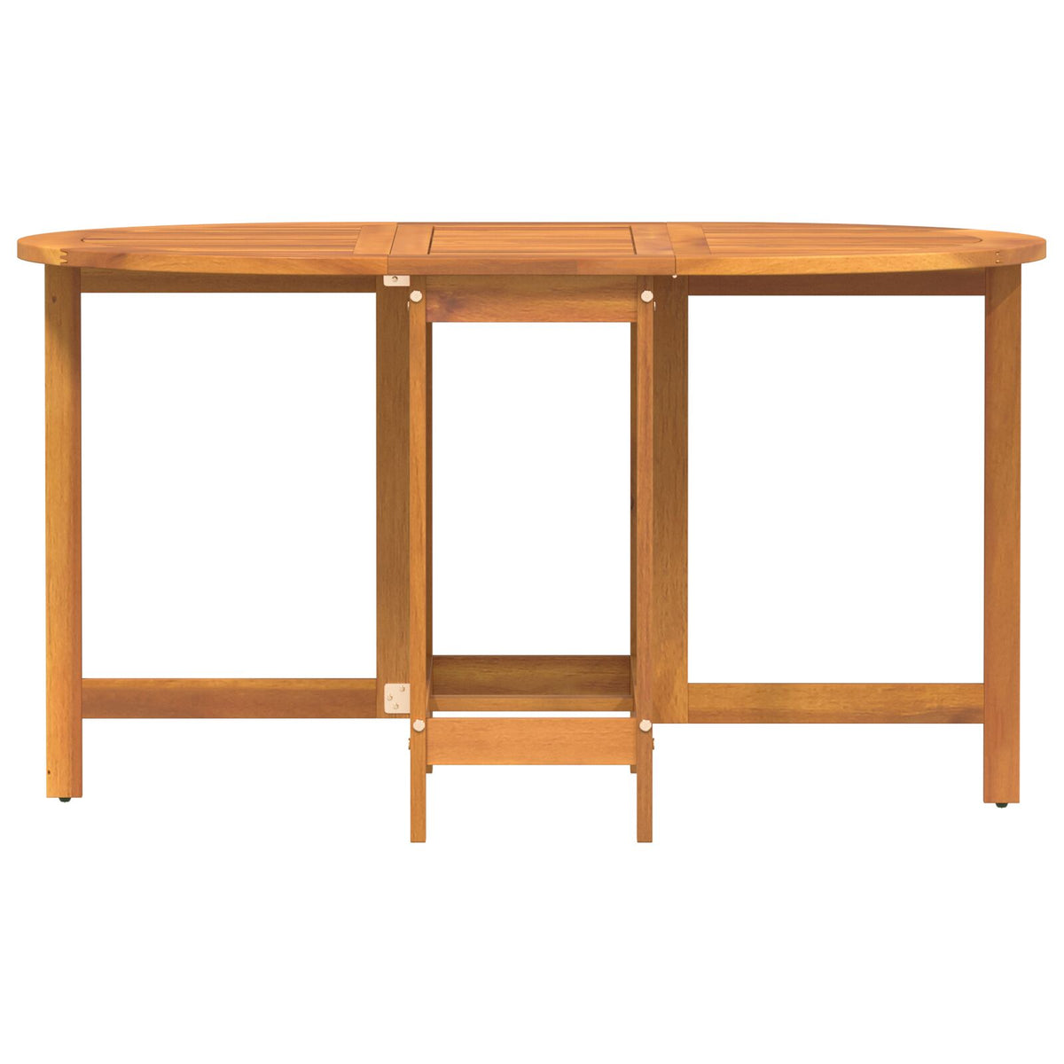 Sammenleggbart Sommerfugl Hagebord 110X60X72 Cm Solid Akasietre Oval