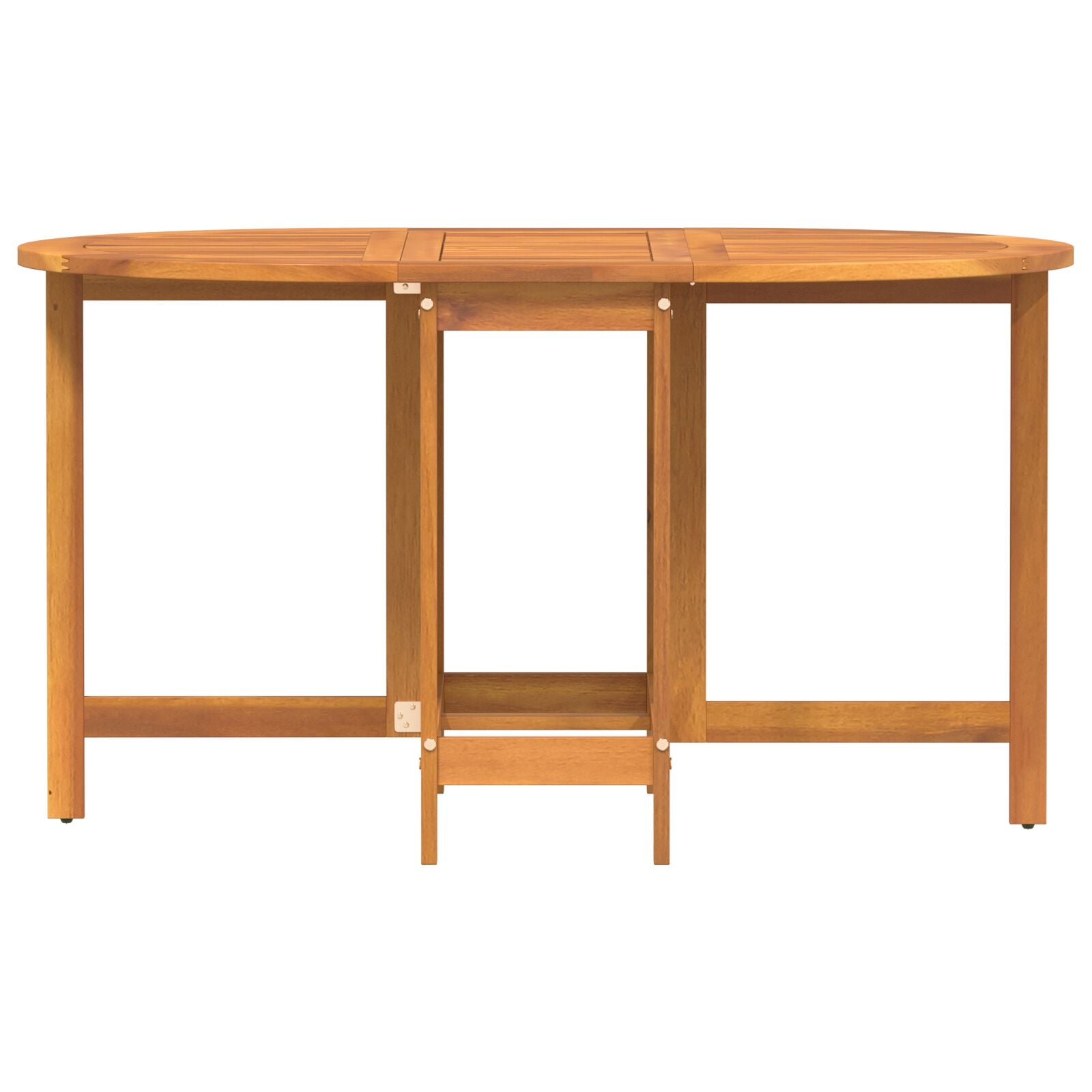 Sammenleggbart Sommerfugl Hagebord 110X60X72 Cm Solid Akasietre Oval