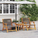 Hagemøbler 2 Stk Grå 67X77X73 Cm Solid Akasietre