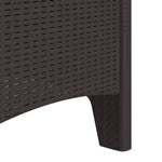 Hagemøbler 4 Stk Brun Poly Rattan