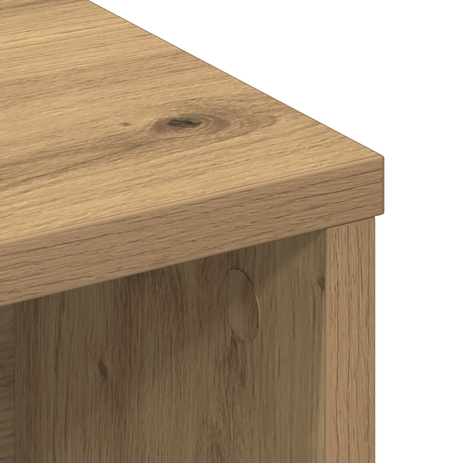 Hodegavlskap Artisan Eik 100 X 19 X 103,5 Cm Konstruert Tre