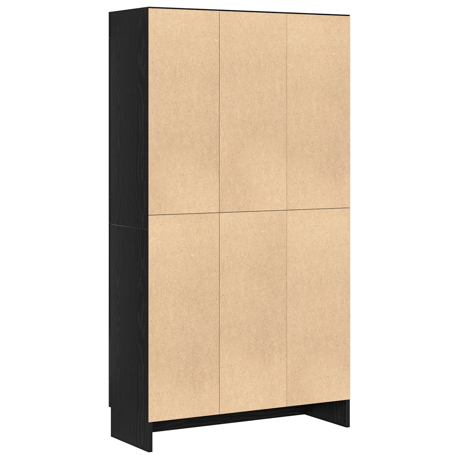 Bokskap Svart Eik 82,5 X 30,5 X 150 Cm Konstruert Tre