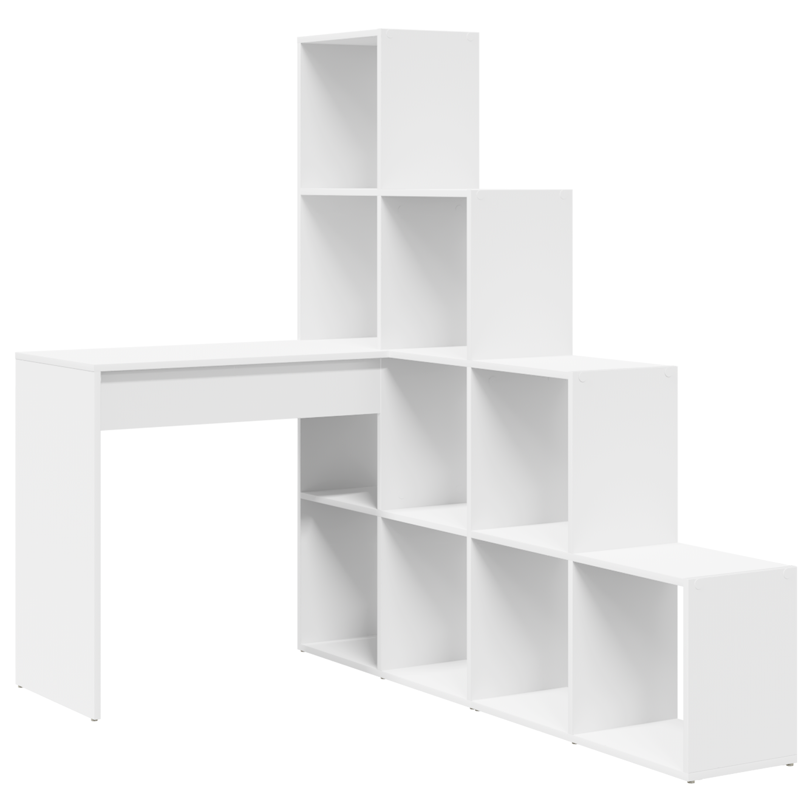 Hjørneskrivebord Hvit 101,5 X 149,5 X 149,5 Cm Konstruert Tre