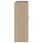 Oppbevaringsskap Med Hylle Beige 100 X 36 X 102 Cm Rotting