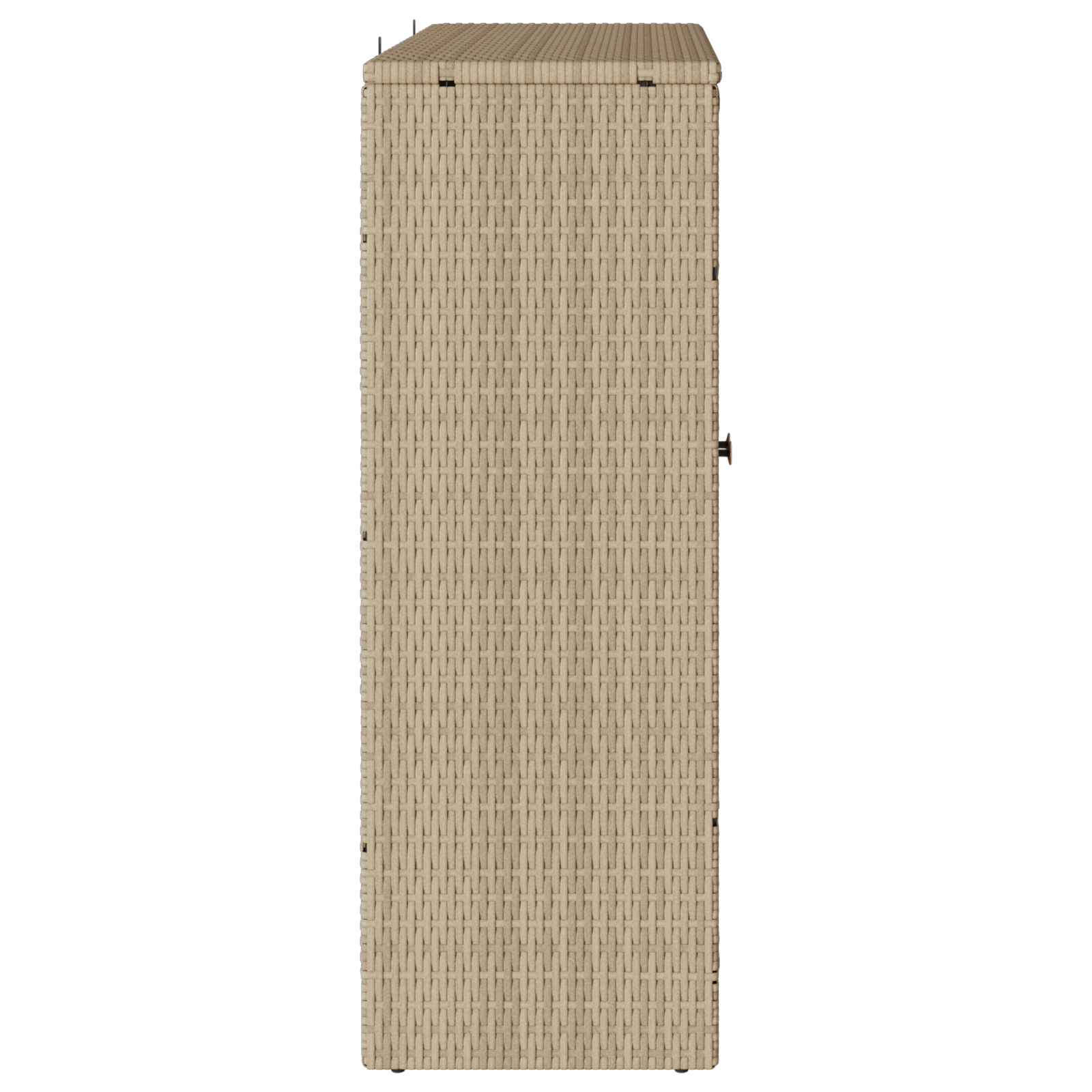 Oppbevaringsskap Med Hylle Beige 100 X 36 X 102 Cm Rotting