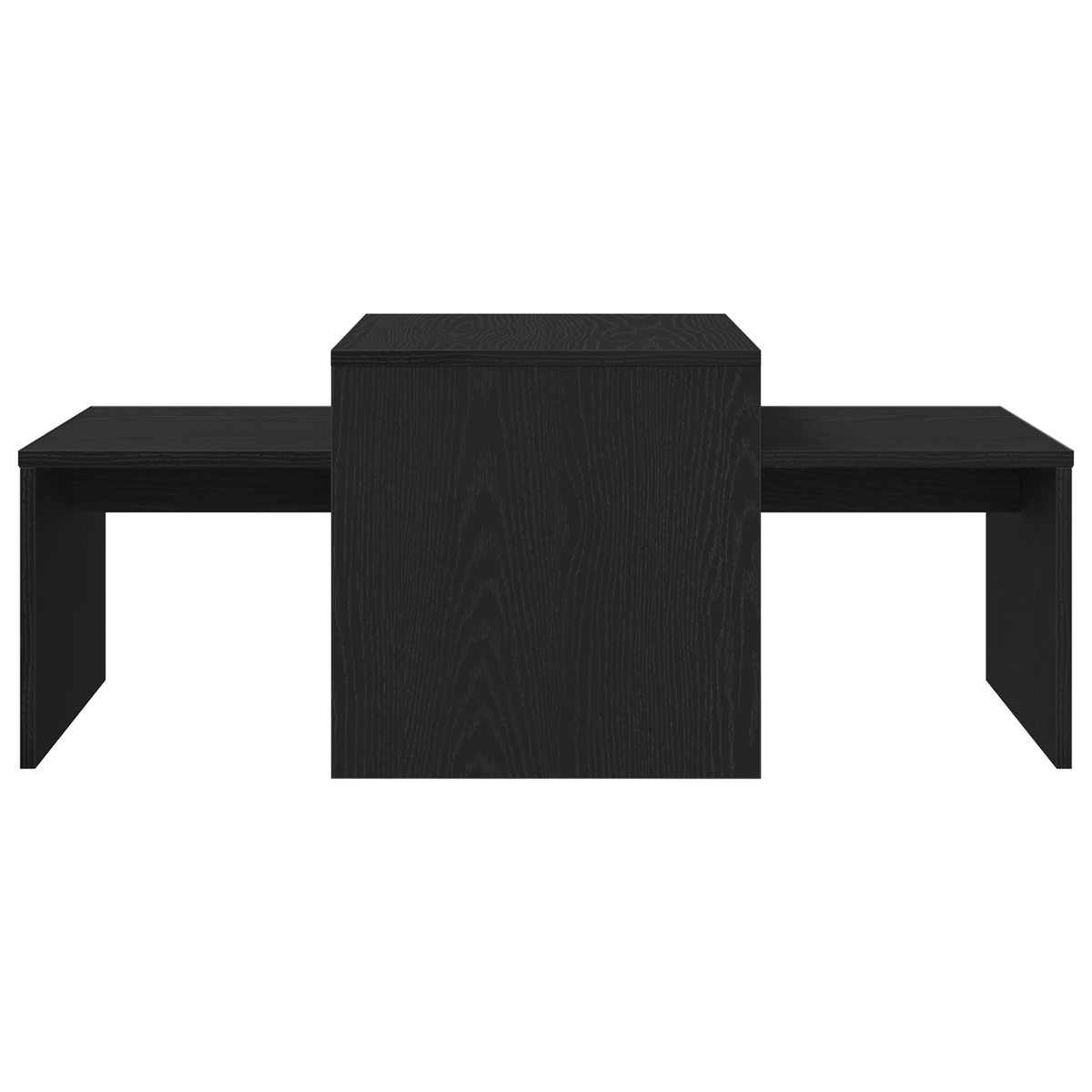 Stablingsbord Svart Eik 100 X 48 X 40 Cm Konstruert Tre