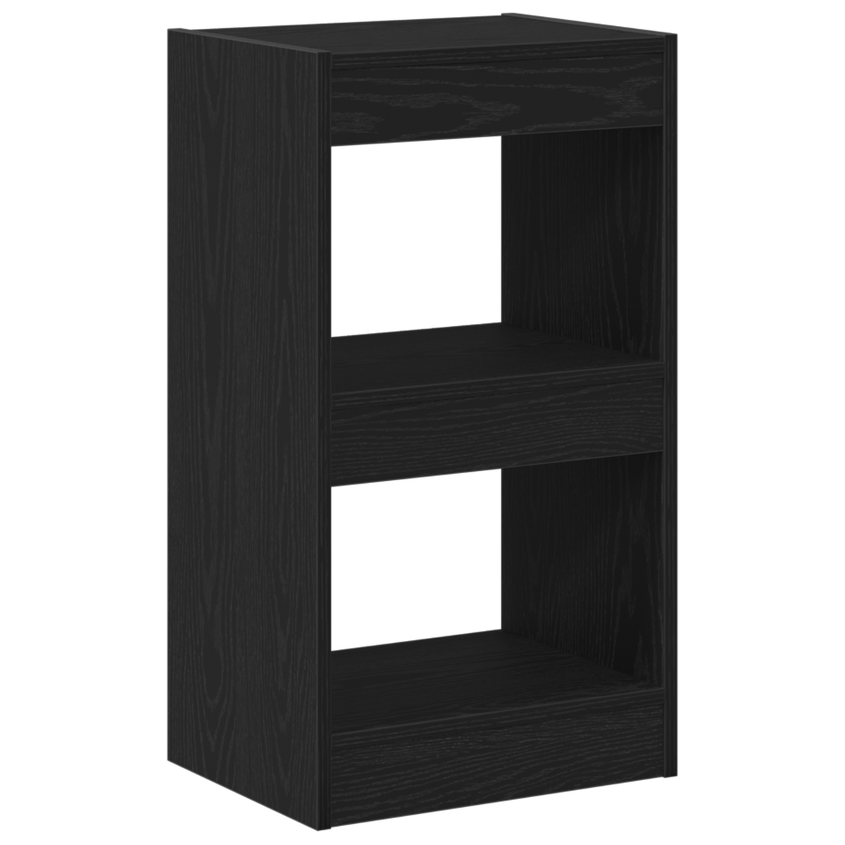 Bokskap Svart Eik 40 X 30 X 71,5 Cm Konstruert Tre