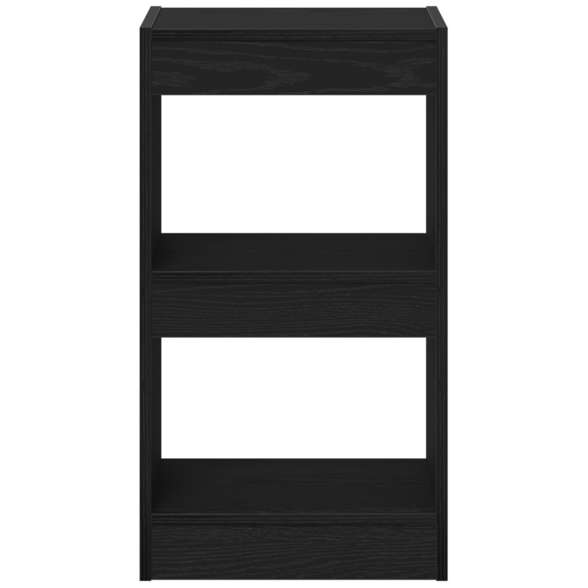 Bokskap Svart Eik 40 X 30 X 71,5 Cm Konstruert Tre