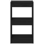 Bokskap Svart Eik 40 X 30 X 71,5 Cm Konstruert Tre