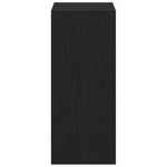 Bokskap Svart Eik 40 X 30 X 71,5 Cm Konstruert Tre