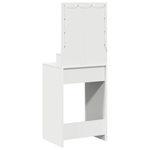 Sminkebord Med Speillys Hvit 50 X 41 X 135 Cm Konstruert Tre
