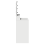 Sminkebord Med Speillys Hvit 50 X 41 X 135 Cm Konstruert Tre