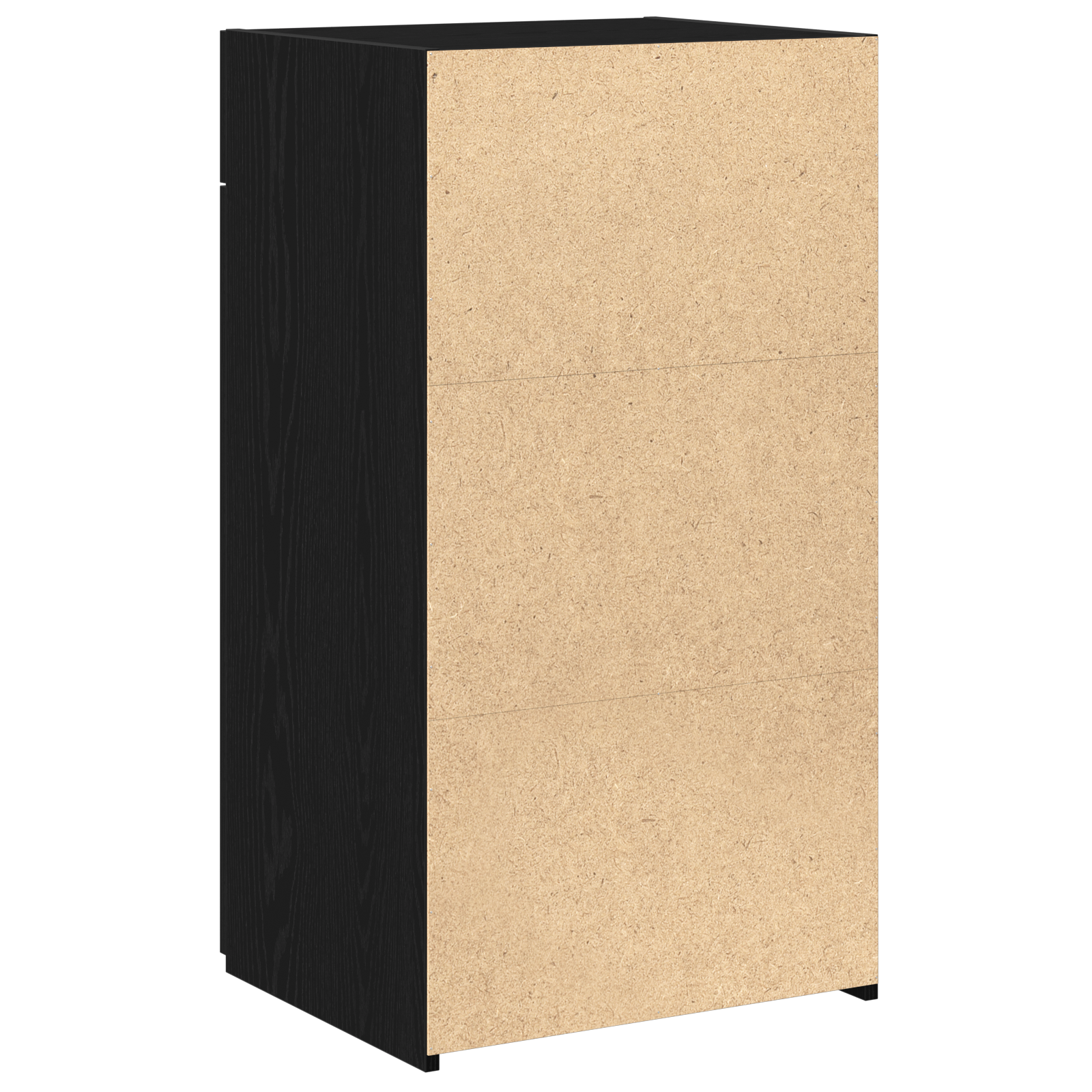 Serviesskap Med Skuff Svart Eik 50 X 42,5 X 93 Cm