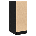 Apotekskap Svart Eik 30 X 41 X 77,5 Cm Konstruert Tre
