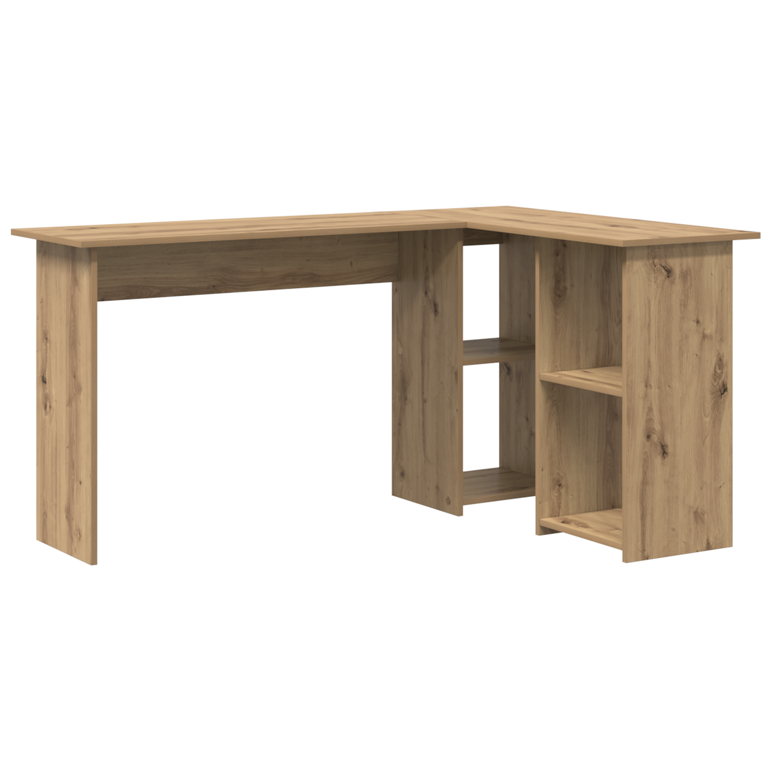 Skrivebord Artisan Eik 142 X 102 X 73 Cm Konstruert Tre