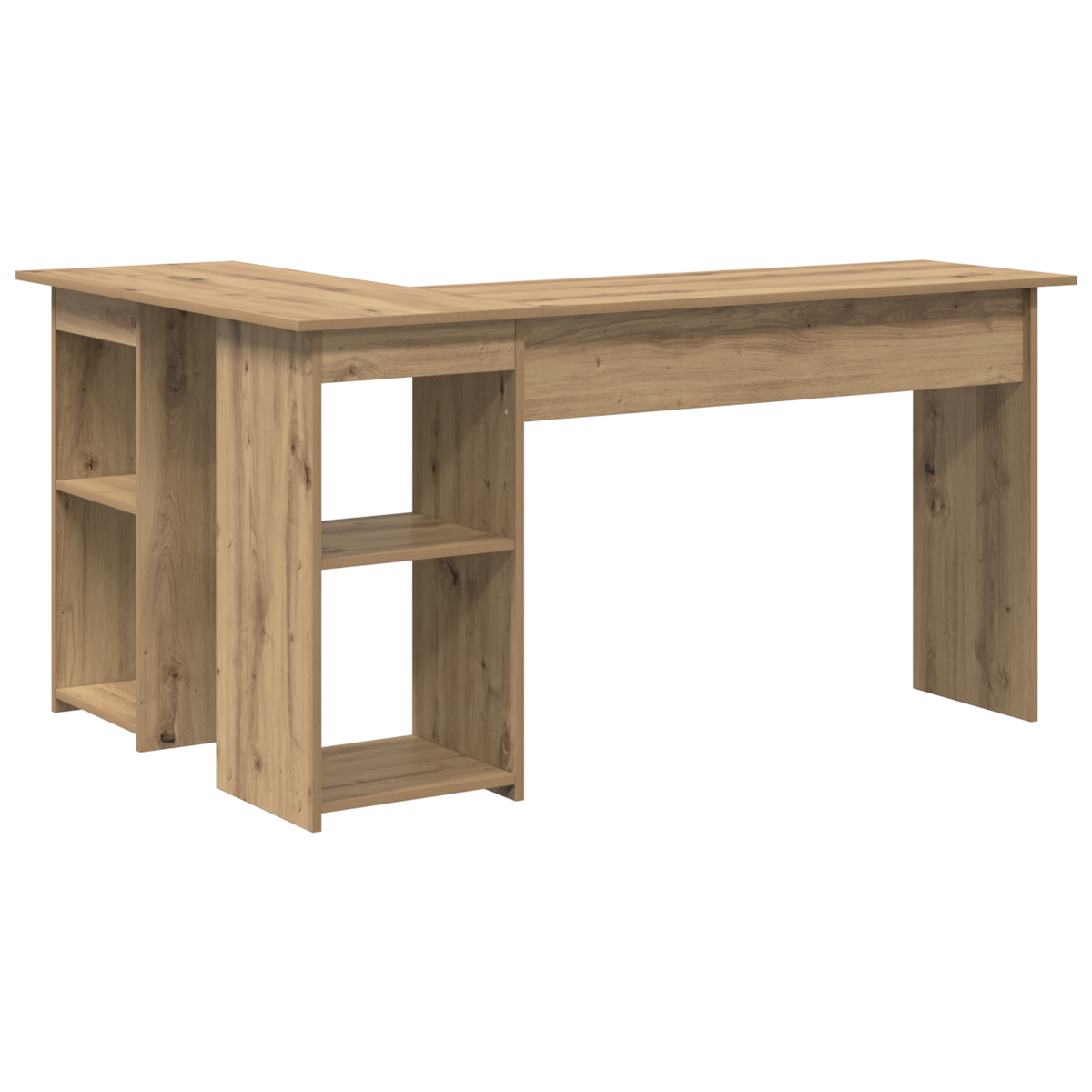 Skrivebord Artisan Eik 142 X 102 X 73 Cm Konstruert Tre