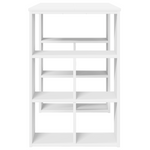Skrivebord Med Hylle Hvit 90 X 50 X 75 Cm Konstruert Tre