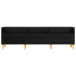 Tv-Skap Med Skuff Svart Eik 150 X 30 X 45 Cm Konstruert Tre