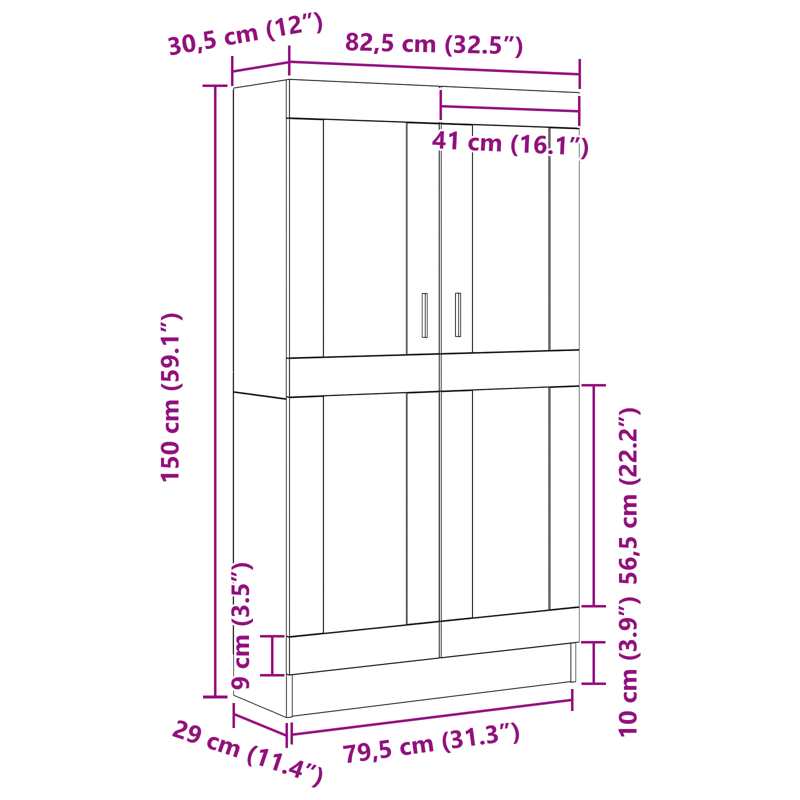 Bokskap Svart Eik 82,5 X 30,5 X 150 Cm Konstruert Tre