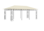 Paviljong med myggnett 6x3x2,73 m kremhvit