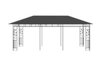 Paviljong med myggnett 6x3x2,73 m antrasitt