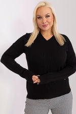 XL-3XL genser til dame fra MS StyleHaven, størrelse XL/XXL, med long, bukselengde long, kjolelengde short; mini; knee, kjolestil pencil