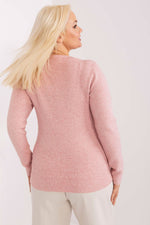 Jumper plus size til dame fra MS StyleHaven, størrelse XL/XXL, med long, bukselengde long, kjolelengde short; mini; knee, kjolestil pencil
