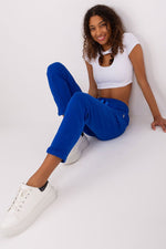 Everyday Ease - Joggebukse i bomull med høy midje til dame fra MS StyleHaven, laget av Bomull, farge Svart, størrelse M, med 45720 ermer, perfekt til casual; dress