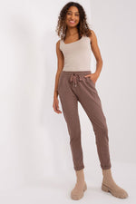 Everyday Ease - Joggebukse i bomull med høy midje til dame fra MS StyleHaven, laget av Bomull, farge Svart, størrelse XL, med 45720 ermer, perfekt til casual; dress