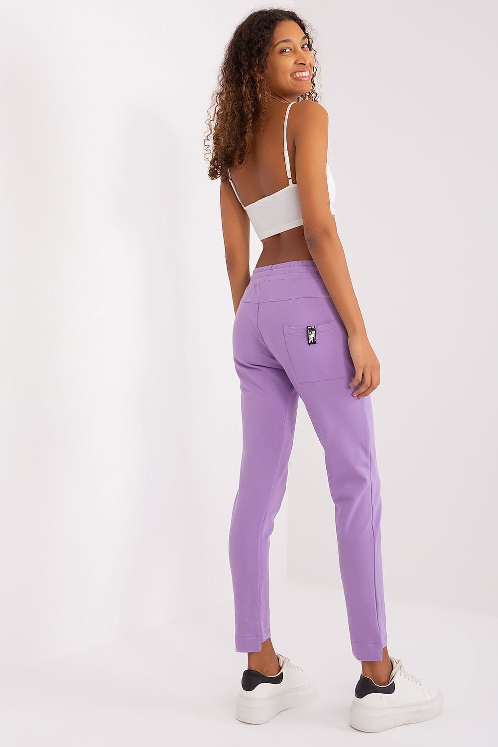 ActiveEase – joggebukser for dame til dame fra MS StyleHaven, laget av Bomull, farge Brun, størrelse L/XL, med sleeveless; 3-4 ermer, perfekt til casual; dress