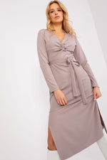 Spring Allure Daydress – Lakerta til dame fra MS StyleHaven, laget av Bomull; polyester, farge Svart, størrelse S/M, med long ermer, perfekt til casual; dress