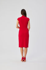 Dagkjole Stylove til dame fra MS StyleHaven, laget av polyester; Viskose, farge Fiolett, størrelse XL, med short ermer, perfekt til dress