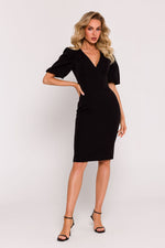Dagkjole Moe til dame fra MS StyleHaven, laget av polyester, farge Rosa, størrelse s, med short ermer, perfekt til dress