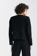 Jakke Nife til dame fra MS StyleHaven, laget av Bomull; Lin; Viskose, farge Brun, størrelse 36, med long ermer, perfekt til casual; dress