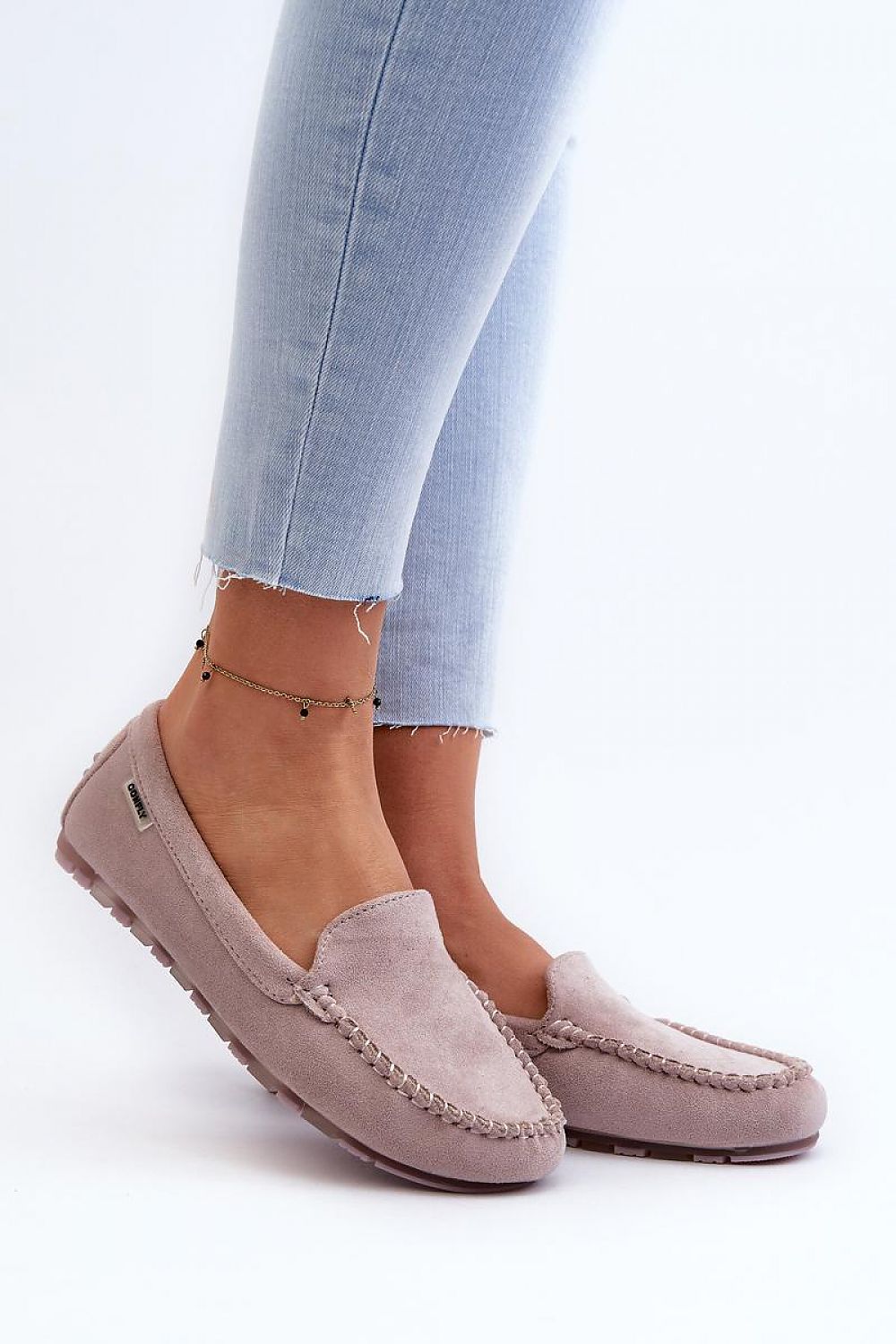 Mocassin Step in Style til dame fra MS StyleHaven, laget av polyester, farge Svart, størrelse 36, med long ermer, perfekt til casual; dress
