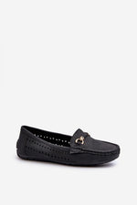 Mocassin Step in Style til dame fra MS StyleHaven, laget av polyester, farge Brun, størrelse 37, med 45720 ermer, perfekt til casual; dress