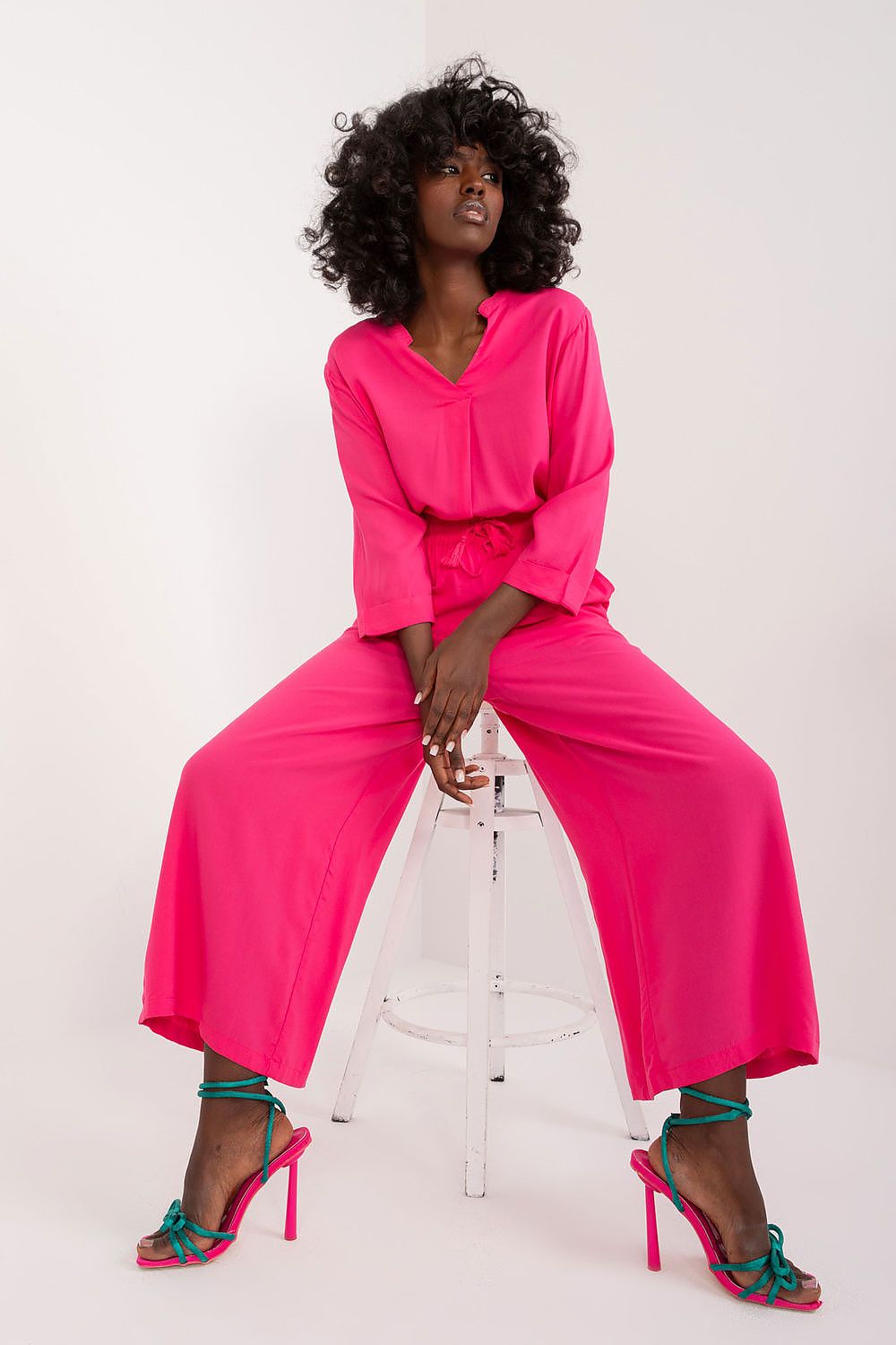 Damebukser Sublevel til dame fra MS StyleHaven; laget av Viskose; farge Rosa; stÃ¸rrelse M; med short ermer