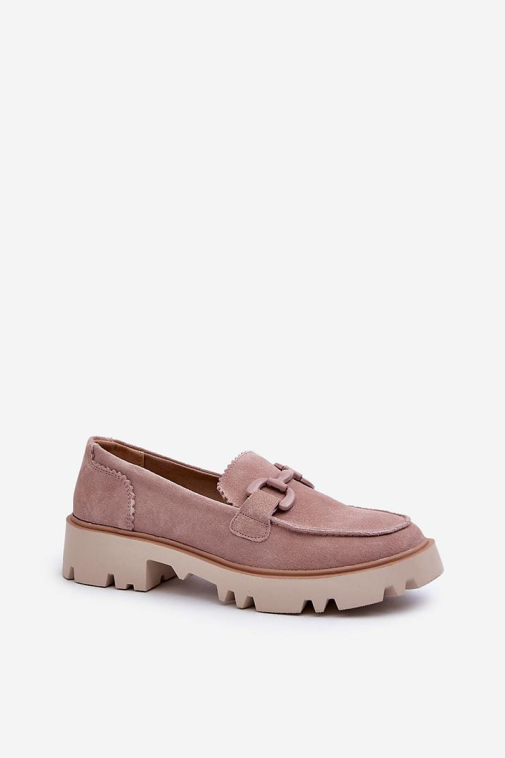 Mocassin Step in Style til dame fra MS StyleHaven, laget av polyester, farge Brun, størrelse 40, med 45720 ermer, perfekt til casual; dress