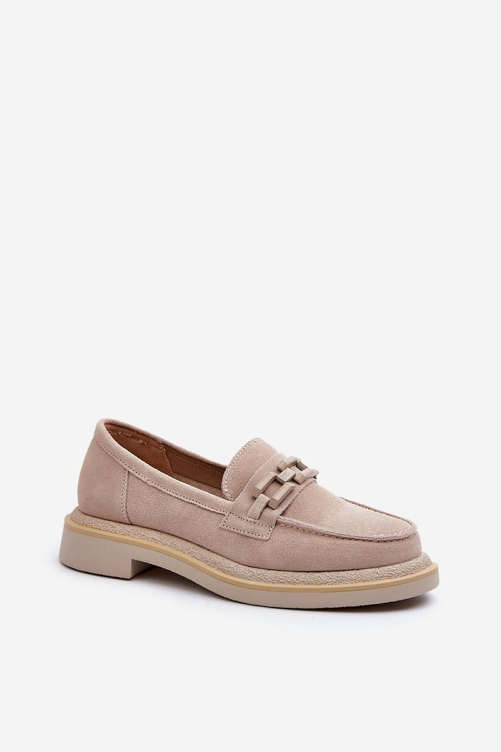 Mocassin Step in Style til dame fra MS StyleHaven, laget av polyester, farge Brun, størrelse 40, med 45720 ermer, perfekt til casual