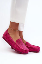 Mocassin Step in Style til dame fra MS StyleHaven, laget av polyester, farge Marineblå, størrelse 39, med 45720 ermer, perfekt til casual