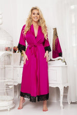 Sumatra Grace badekåpe - Kalimo til dame fra MS StyleHaven, laget av Elastan; polyester, farge Rød 2, størrelse S, med sleeveless ermer, perfekt til casual; dress