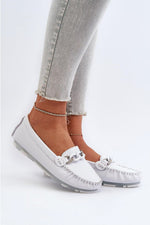 Mocassin Step in Style til dame fra MS StyleHaven, laget av polyester, farge Rosa, størrelse 39, med 45720 ermer, perfekt til casual; dress
