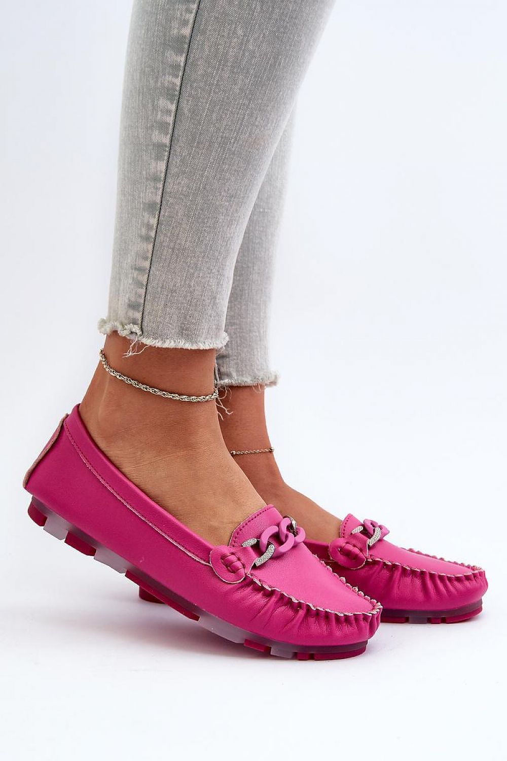 Mocassin Step in Style til dame fra MS StyleHaven, laget av polyester, farge Svart, størrelse 36, med 45720 ermer, perfekt til casual; dress