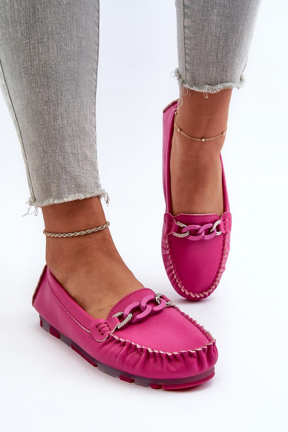 Mocassin Step in Style til dame fra MS StyleHaven, laget av polyester, farge Svart, størrelse 38, med 45720 ermer, perfekt til casual; dress
