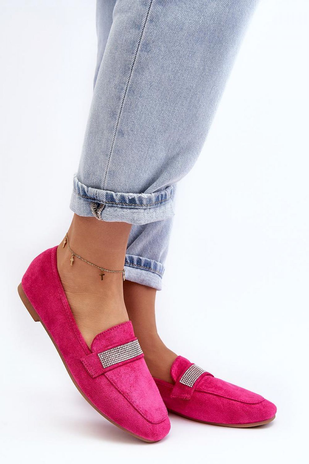 Mocassin Step in Style til dame fra MS StyleHaven, laget av polyester, farge beige, størrelse 39, med 45720 ermer, perfekt til casual; dress