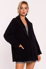 Damefrakk - Moe til dame fra MS StyleHaven, laget av Akryl; Polyamid, farge Svart, størrelse S/M, med long ermer, perfekt til dress