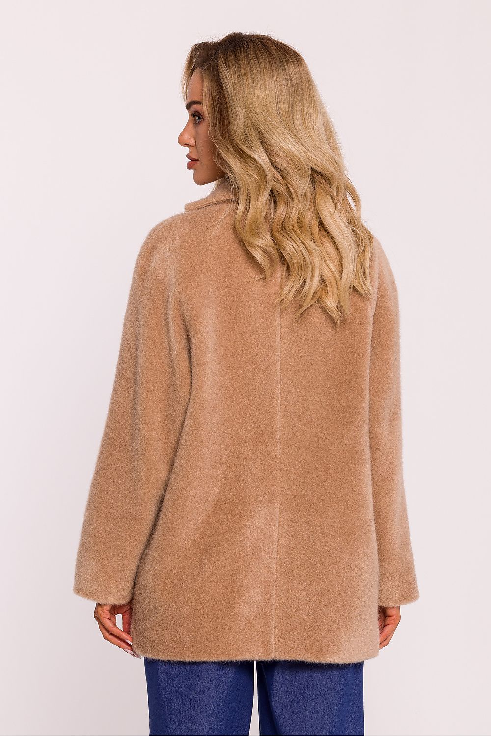 Damefrakk - Moe til dame fra MS StyleHaven, laget av Akryl; Polyamid, farge beige, størrelse 2XL/3XL, med long ermer, perfekt til dress