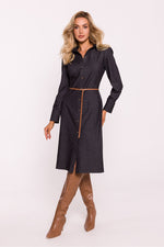 Dagkjole Moe til dame fra MS StyleHaven, laget av Bomull; polyester, farge Rosa, størrelse XXL, med long ermer, perfekt til dress