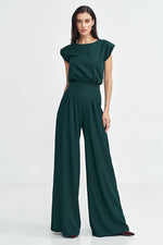 Dress Nife til dame fra MS StyleHaven, laget av polyester, farge Grønn, størrelse 36, med sleeveless ermer, perfekt til casual; dress
